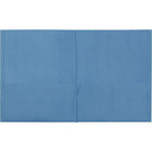 Porte-document à deux pochettes Hilroy, format lettre, bleu pâle-Peut contenir jusqu'à 100 feuilles de papier de format lettre (50 par pochette)