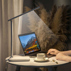 ShoppingAll - Lampe de Bureau LED Multi-Fonctionnelle avec Chargeur Sans Fil Qi - Blanc-Base de chargement sans fil certifiée Qi (prend en charge le chargement à travers des étuis de téléphones jusqu'à 5 mm d'épaisseur)