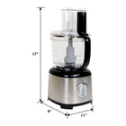 Kenmore - Robot culinaire et hachoir à legumes 11 tasses - 500 W - Noir-Lame en S en acier inoxydable de qualite superieure