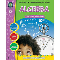 Livre numérique : Algebra Task & Drill Worksheets (PDF, téléchargement pour 1 utilisateur), 978-1-55319-540-5, 3e à 5e année-Vous recevrez deux courriels : un confirmant toute la commande et l'autre avec un bouton Download Software (Télécharger le logiciel). Vous pouvez télécharger immédiatement ou revoir votre courriel pour télécharger plus tard.