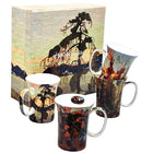McIntosh Tom Thomson Tasses avec boîte-cadeau - Paquet de 4 - 11 oz-Cet ensemble de tasses est parfait pour le thé et le café, et prêt à être dégusté