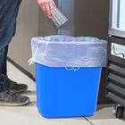 Staples - Corbeille à recyclage - bleu - 7 gallons-Fabriqué à partir de matériaux durables pour résister à une utilisation quotidienne