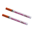 JAM Paper Marqueurs de Peinture Opaque à Traits Fins, Marron Cuivre, 2 / paquet (7665891a)-Couleur :  Cuivre