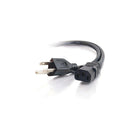 C2G – Câble d’alimentation 9482 de 15 pi-Ports mâles C13 IEC et NEMA 5-15 pour une connexion efficace
