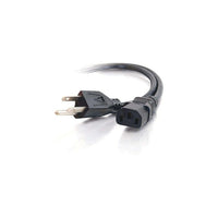 C2G – Câble d’alimentation 9482 de 15 pi-Ports mâles C13 IEC et NEMA 5-15 pour une connexion efficace