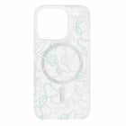 Kate Spade - Étui protecteur avec MagSafe pour iPhone 15 Pro - Modern Floral Glitter-Conçu pour être utilisé avec les accessoires MagSafe d'Apple