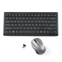 Clavier et souris sans-fil silencieux Verbatim - Noir-Une souris et un clavier véritablement silencieux munis de touches et interrupteurs silencieux.