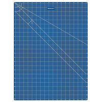 Westcott - Tapis de coupe à double face, 18 x 24 po, bleu-Fait d’un matériau composite, offrant une surface antiadhésive, résistante aux égratignures. Idéal pour une grande variété d’utilisations : industriel, bureau, école ou maison