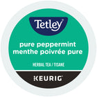 Dosettes K-Cups de thé Tetley de Keurig, menthe poivrée, boîte de 24-24 dosettes K-Cups par paquet