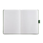 Ordinateur portable à couverture rigide General Supply Goods + Co PU - Vert-8 long. x 5,65 larg. (po) Portrait