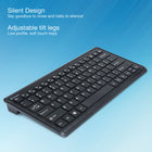 Clavier et souris sans-fil silencieux Verbatim - Noir-Compatible les plates-formes Windows, macOS, Chrome et Linux