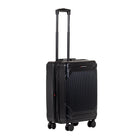 Air Canada - Valise de cabine rigide à roulettes pivotantes de 20 po Milan Collection - Noir-Dimensions Totales: 15.1" x 8.8" x 19" + 2.3" EXP (38.5 x 22.5 x 48.5cm + 6cm EXP)