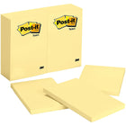 Post-it - bloc de feuillets autocollants jaune canari, 4 po x 6 po, 100 feuillets/bloc, 12 blocs/paquet-Les feuillets Post-it sont recyclables