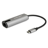 StarTech Adaptateur USB-C vers Ethernet 2.5 Gigabit - 2.5GBASE-T-Adaptateur USB Type-C vers RJ45 prenant en charge la gestion de réseau 2,5 Gigabit via USB 3.0