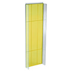 Azar Displays – Panneau d’accrochage à ailettes latérales, 44 x 14 po, jaune (700350-YEL)-Jaune