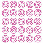 JAM PAPER - Trombones Circulaires Colores, Rose Vif Fuchsia, 2 Paquets de 50-Ces trombones colores sont parfaits pour organiser des papiers à la maison, à l'ecole ou au bureau
