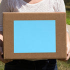 Jam Paper Étiquettes autocollantes pleine page Astrobright, 8 1/2 x 11 po, bleu lune, 10/paquet-5