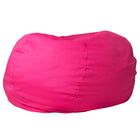 Flash Furniture - Fauteuil poire surdimensionné rose chaud plein-Fauteuil poire surdimensionné