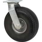 Roulettes à plat, largeur de bande : 3 po, roulettes à plat pivotantes, diamètre des roues : 10 po-Diamètre de roue : 10 po
