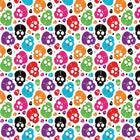 Papier d’emballage pour enfants, 2 feuilles, squelette rose, 12/paquet-Squelette rose