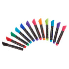 Quartet - Marqueurs effaçables à sec EnduraGlide - pointe biseautée - couleurs assorties - paquet de 12-L'encre non toxique à faible odeur est parfaite pour n'importe quel environnement, comme les salles de classe, les bureaux et les maisons
