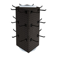 Azar - Tour de cheville interlock avec base et crochets tournants - 8 po x 8 po x 20 po - noir-Vendu en multiples de: 1