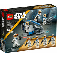 LEGO - Star Wars Le 332ème Pack de bataille du soldat clone d'Ahsoka - 108 pièces-Ensemble de jeu Le 332ème Pack de bataille du soldat clone d'Ahsoka pour les enfants de 6 ans et plus