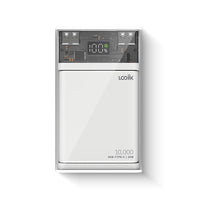 LOGiiX - Piston Power Crystal Banque d'alimentation 10 000 mAh - Blanc-Jusqu'à 25 heures de charge supplémentaire