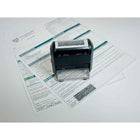 Deluxe - Timbre auto-encreur de confidentialité, 2 x 3/4 po, encre noire (W102182-1)-Encre noire seulement