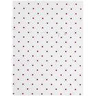 JAM Paper Chemises artisanales avec points bourgogne, 9 x 12 po, blanc, 12/paquet-Blanc