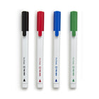 TRU RED - Marqueur  à effacement sec - Pointe Fine - Couleurs Variées - Paquet de 4-Couleurs vives et brillantes qui s’effacent proprement