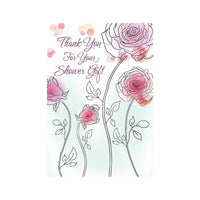 Cartes de remerciement, Thank You For Your Shower Gift, 12/paquet-À l’intérieur :  The bridal shower was so nice - And your gift was so special!  Thank you