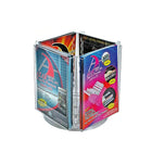 Azar Displays – Porte-documents modulaire 4 pochettes format lettre, rotatif, polystyrène cristal, 11,5 x 9 po (252321)-Convient au matériel imprimé mesurant 11 haut. x 8,5 larg. (po)