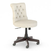 Bush Business Furniture Arden Lane Mid Back Chaise De Bureau Touffetée, Crème (CH2301CRF-03)-Trouvez la chaise idéale pour votre espace de travail avec 12 options de couleurs en cuir reconstitué ou en tissu