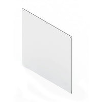 Partition Garde-éternuements suspendu Mark Maker, 48 "L x 48" H, acrylique-Nos protecteurs d'éternuement transparents pour l'hygiène renforcent la distance sociale, tout en aidant à protéger les employés et les clients de première ligne contre la propagation potentielle des germes
