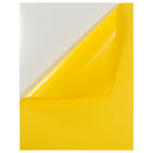 Jam Paper Étiquettes autocollantes pleine page Astrobright, 8 1/2 x 11 po, jaune soleil, 10/paquet-10 par paquet
