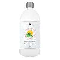 Hands On Savon premium pour les mains - Huile de noyau d'abricot + Huiles essentielles d'orange et de menthe - Lot de 4-Savon hydratant