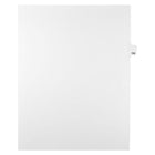 Mark Maker – Onglets séparateurs juridiques blancs, 1/25 onglets, format lettre, sans trous, numéro 158, 25/paquet-Onglets séparateurs blancs, 1/25 onglets