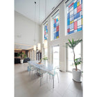 Fablon - Film de fenêtre Mondrian, lot de 2-Film auto-adhésif pour fenêtre