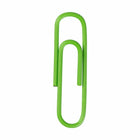 JAM PAPER - Colore norme 1" Trombones, Lime Green, 2 Paquets de 100-Trombones de qualite superieure fabriques à partir de fil d'acier recouvert de vinyle de haute qualite.