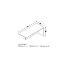 Pro-Linea – Table retour, blanc-Construction de 1,5 po de calibre commercial avec surfaces au fini en mélamine résistant aux égratignures, aux taches et à l’usure.