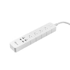 Apone Smart Wi-Fi 4 prises de surtension avec 4 ports USB-Charge intelligente et rapide - Les ports USB totalisent 5V / 3.1A intégrés.