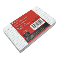 Mead - Fiches d'indexe, lignées, 3 po x 5 po, 100 cartes par paquet, 36 paquets (MEA63350)-Les espaces entre chaque ligne sont assez grands, vous permettant d'écrire de taille normale et de lire facilement vos notes d'un coup d'oeil rapide