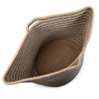 Truu Design - Panier de rangement avec poignées, 14.75 x 17"-Utilisation: ce panier est un organisateur de rangement supplémentaire pour vos serviettes, linge, magazines, jouets et de nombreux autres articles ménagers