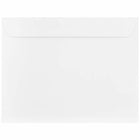 JAM Paper - Enveloppes Strathmore pour livret 10 x 13 - Vélin blanc brillant - paquet de 25-Couleur blanche