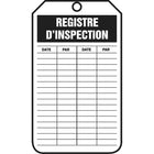 Accuform Signs - Étiquettes De Sécurité D'Inspection Et De Contrôle De L'État De L'Équipement, paquet de 25-Hauteur 5-7/8po