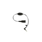 Jabra - Cordon à déconnexion rapide vers une prise jack 2,5 mm avec Push-to-Talk (8800-00-55)-Pour connecter une oreillette Jabra Quick Disconnect à des téléphones dotés d’une interface jack 2,5 mm