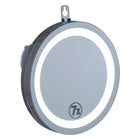 Miroir à ventouse à DEL, 7,75 po, argenté-1