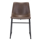 Zuo - Chaise Smart Espresso Retro-Similicuir