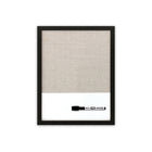 Quartet - Tableau combiné à grille magnétique effaçable à sec Home Décor - 14 po H x 11 po l - noir-Affichez des rappels ou écrivez sur le côté magnétique, épinglez des notes sur le côté d'affichage